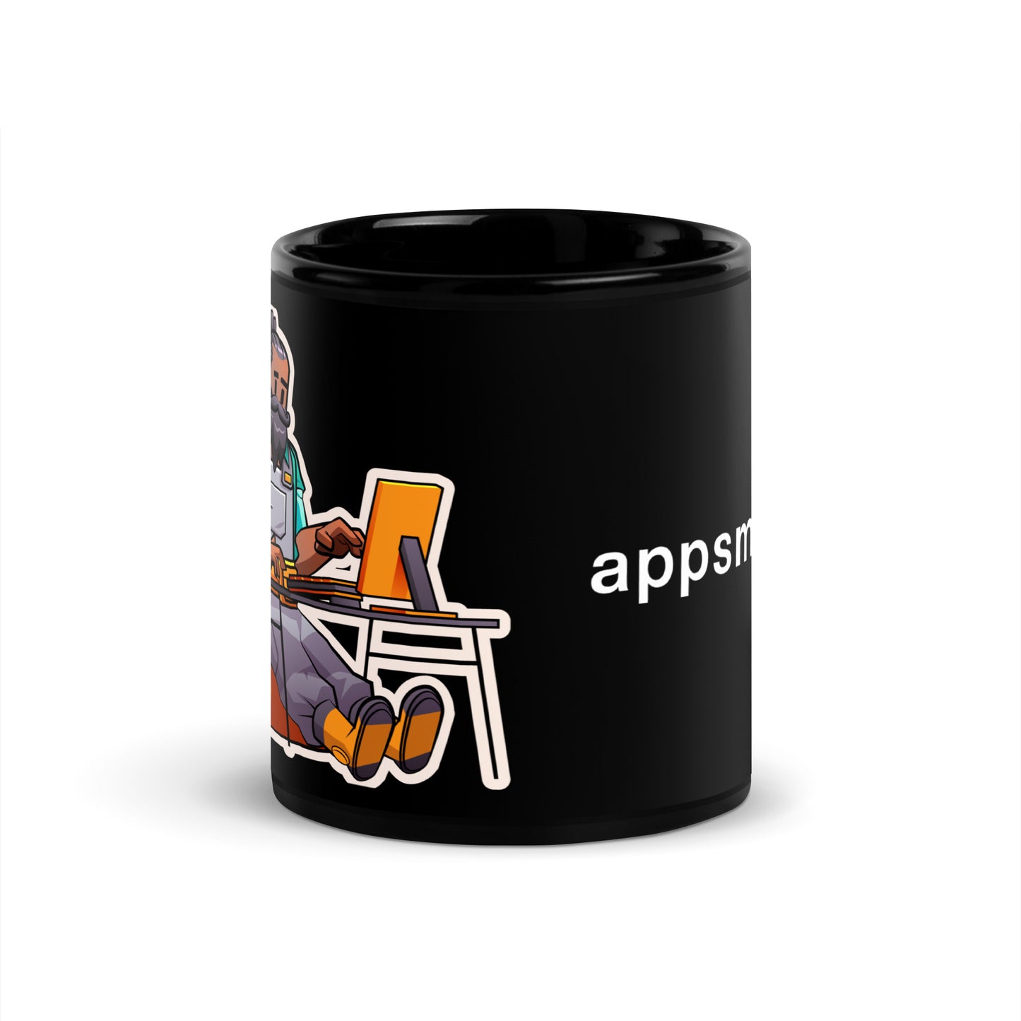 Black Glossy Mug